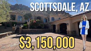 TOUR AN INSANE $3.2 M Luxury Arizona Golf Home | Scottsdale Real Estate