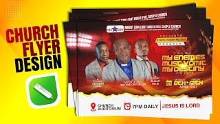 HOW TO DESIGN A CHURCH FLYER WITH COREL DRAW 2020