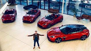 My Friend Bought ALL FOUR Aston Martin Vanquish Zagato Supercars!