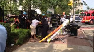 Downtown Newark Car Crash University and Market