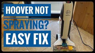 Vacuum repairman | How to fix Hoover Powerdash Floor Cleaner | No Water Spray