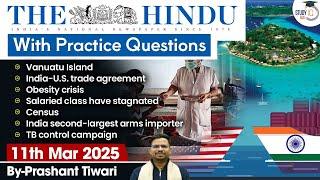 The Hindu Analysis | 11th March 2025 | The Hindu NewsPaper Today With Practice Questions