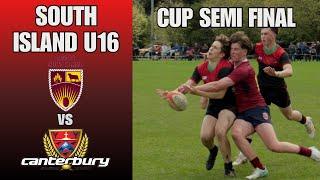 Canterbury Metro Black vs Southland, South Island U16, Cup Semi Final, 4th October 2024