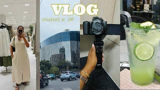#vlog | ROMANTICISING MY 20s | WEEKEND IN JHB | WE HAVE A NEW VLOGGING CAMERA & more