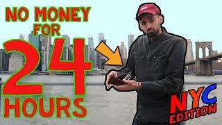 LIVING IN NYC WITH NO MONEY for 24 hours