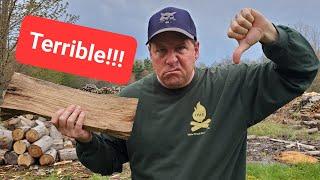 Oak Firewood STINKS!!!