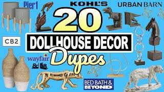 One Sixth Scale Dollhouse Decorating Dupes DIY