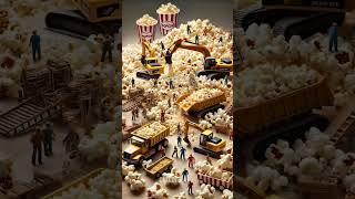 fruits house construction of AI workers #fruitcutting #aishorts #aivideo #trendingshorts #reel
