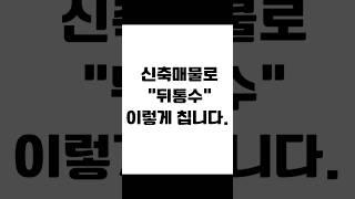 신축매물로 뒤통수 이렇게 칩니다. #임대차 #임대차전문 #보증금반환 #전세금반환소송 #전세보증금 #임대차관련분쟁 #전세금반환 #전세금 #임대차분쟁 #임대차전문변호사 #사이다임대차