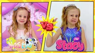 Nastya and Stacy show good and bad behavior for kids