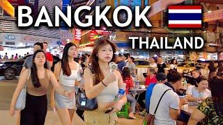 Bangkok 4K Walking tour, Exploring Real Thailand 2024