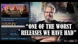 Paradox Johan Apologizes For Leviathan Release, Talks Future Of EU4