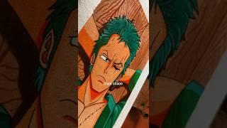 Roronoa Zoro  #zoro #zoroedit #onepiece #anime#drawing #painting