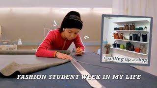 one week of fashion school (on strike) | NYC Parsons art school vlog