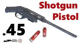 (The AEA Harpoon Review) Double Barrel Shotgun Pistol in .45 and .50 caliber! (PCP Airgun)