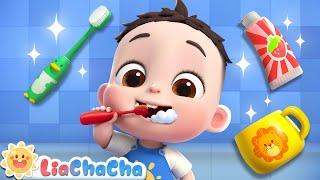 Brush Your Teeth Song | LiaChaCha Nursery Rhymes & Baby Songs