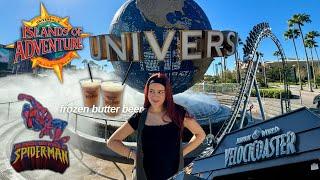 UNIVERSAL ISLANDS OF ADVENTURE ORLANDO, FLORIDA! VLOG + tips and recs