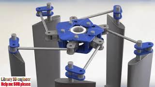 31. Voith-Schneider Full Size Kinematics || free download 3D model