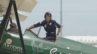 Adventurer Tracey Curtis-Taylor completes 13,000 mile solo flight