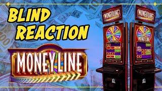 Money Line Slot Machine  Live Play Blind Reaction! Would You play this game?