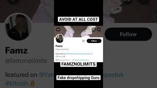 Fake DropShipper Guru Exposed - FAMZNOLIMITS #shorts #short #news #police #uk #dropshipping #viral