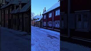 Snowfall in Stockholm, Sweden - Södermalm Winter Walk