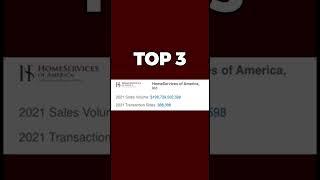 The top five real estate brokerages in the country (by sales volume).