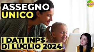 ASSEGNO UNICO 2024 Importo, ISEE, beneficiari e domande: I dati INPS di luglio