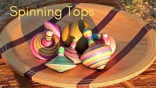 Easy Woodturning Projects Episode 3 / Spinning Tops