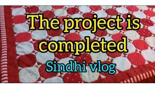 The project is completed /my daily routine 🫕️🪡🪴🪣/sindhi vlog 