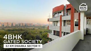 4 BHK Flat for rent in Delhi Dwarka | Gated Society & Green Location Rental Flats | BRS RENTALS R575