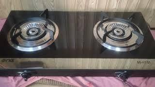 Fully tempted Glass Nas Gas New Model gas burner with fully automatic