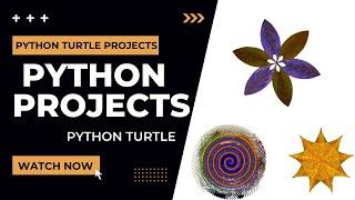 Python Turtle Projects - Simple Python Turtle Graphics/Python Projects