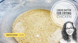 How To Make A Liquid Batter For Frying