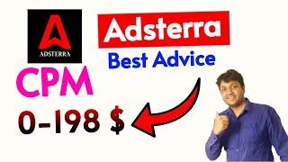 How To Increase Adsterra CPM Online Earning  Adsterra Earning Tricks