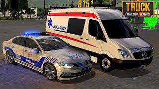 Delivering Stuff by Police Car  - Multiplayers, Truck Simulator  :Ultimate gameplay #arkatgames