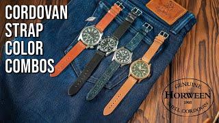 Shell Cordovan Watch Strap Options