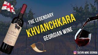 Sommelier tastes Georgian wine - Khvanchkara Koncho&Co