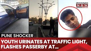 Pune Man Urinates In The Middle Of A Busy Road, Flashes Passerby When Confronted, Video Goes Viral