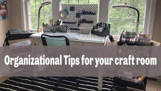 Organizational Tips and Hacks for your Craft Room or Office