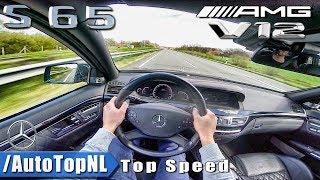 Mercedes Benz S65 AMG 6.0 V12 BiTurbo FAST! Autobahn Top Speed POV Drive