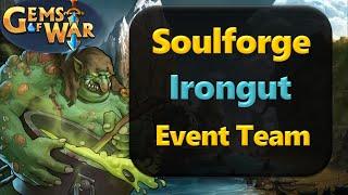 Soulforge - Doomed Blade and Irongut in the forge - My Event team - Gems of War