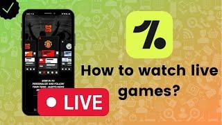 How to watch live games on OneFootball?