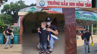 Kind-hearted militiaman helps single mother's child go to school for the first time - LýThịHằng