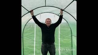 CS17077 Polytunnel Greenhouse with PE Cover