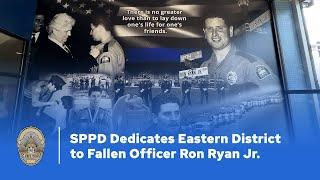 SPPD Building Dedication for Fallen Officer Ron Ryan Jr.