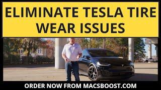 Tesla Camber Fix from MACSBOOST Racing - improve tire wear.