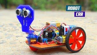 How To Make Arduino Obstacle Avoiding Car Robot - DIY