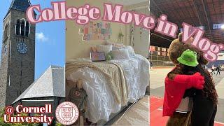 COLLEGE FRESHMAN MOVE-IN VLOG I at Cornell University