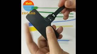 ZD Technology 13.56mhz RFID Zip Tie NFC Nylon RFID Cable Tie Tag